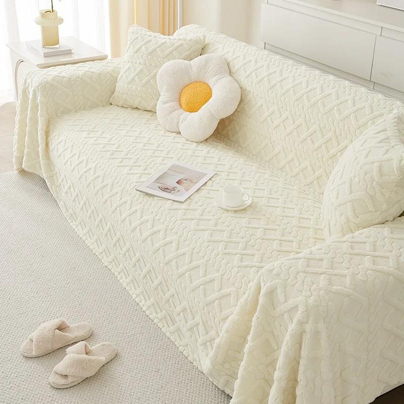 1 шт. супер теплое одеяло для дивана из овечьей шерсти, полотенце для дивана для гостиной, мягкое, теплое и удобное, универсальное украшение для дома