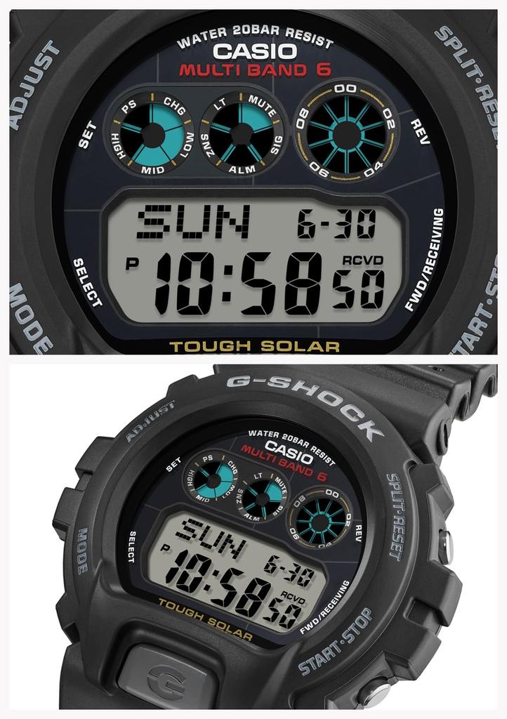 Часы Solar Black [Casio] G-Shock Радиоуправляемые GW-6900U-1JF Мужские