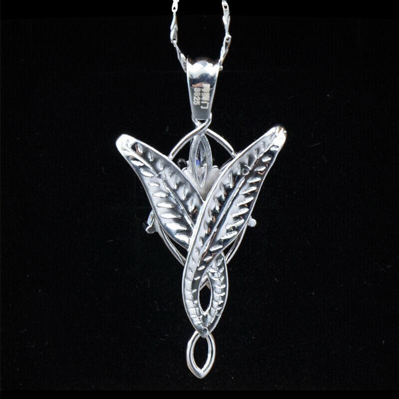 Подвеска 925 пробы стерлингового серебра кристалл Twilight Star свитер ожерелье женщины ювелирные изделия подарок