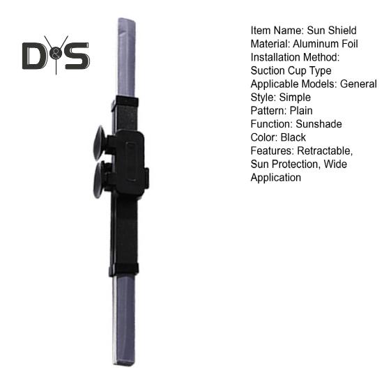 Автомобильная выдвижная штора, идеальная защита от солнца, универсальный солнцезащитный козырек широкого применения для всех транспортных средств