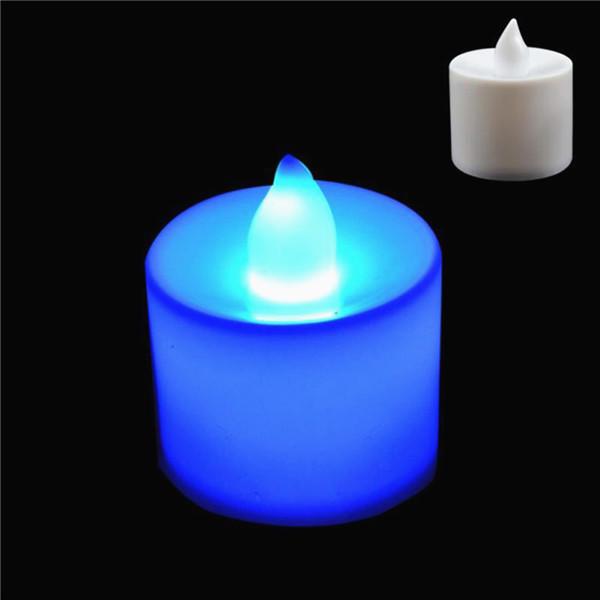 Simulation Color Flame Light Home Wedding Birthday Party Decor Creative LED Candle Multicolor Lamp MIT