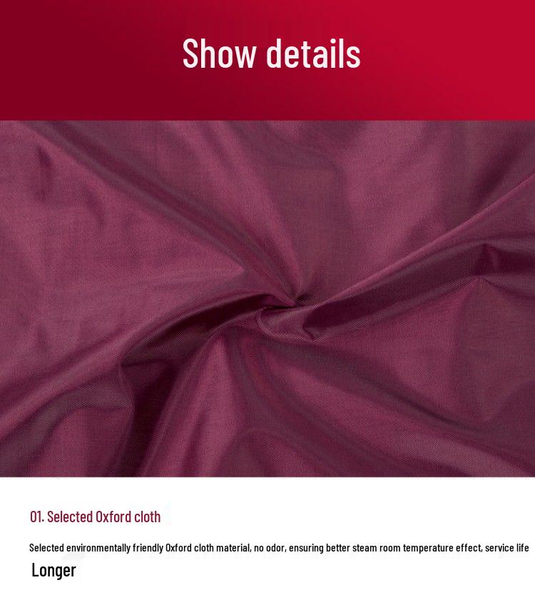 Xu Can Full Moon Home Sauna: Full Body Dehumidifying Sauna Box and Acid Expelling Blanket