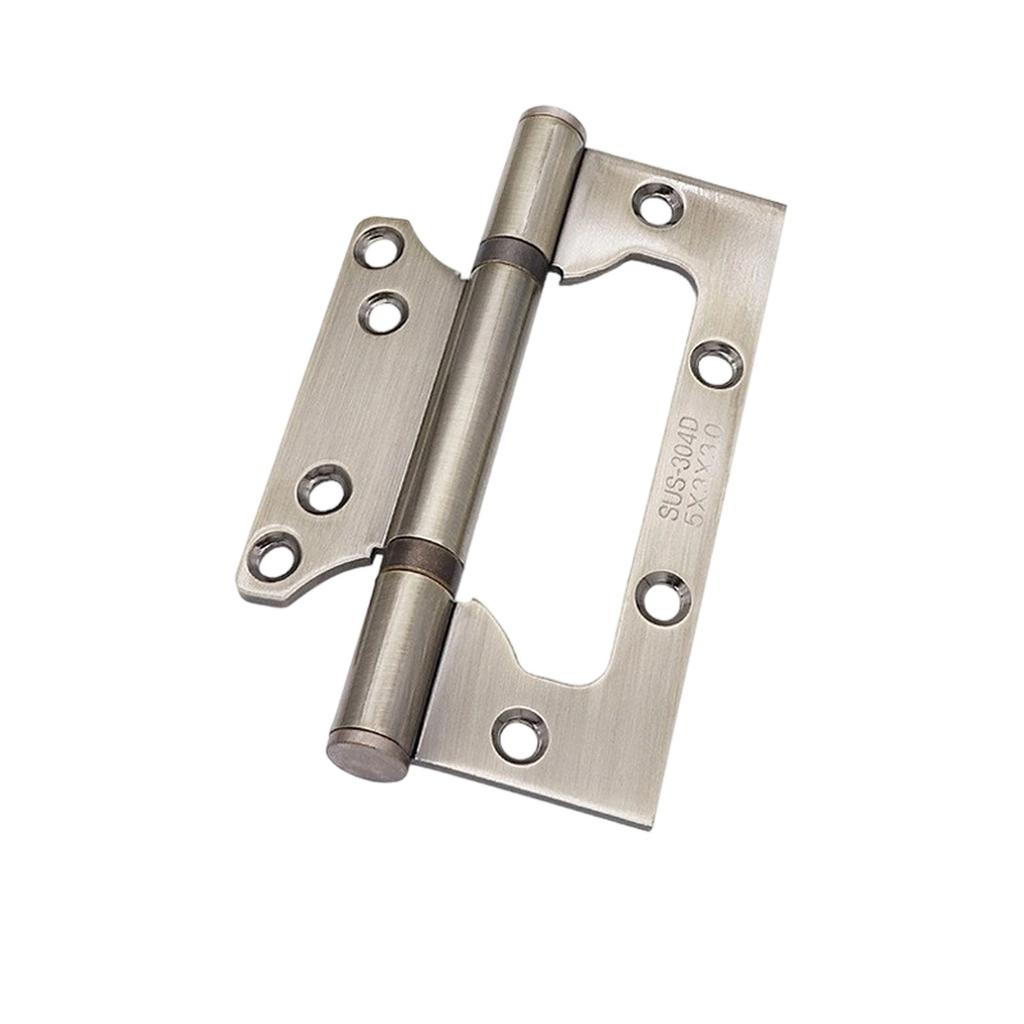 Penrod Door Hinges, Oil Rubbed Ball Bearing Security Hinges, 4 inch with 5/8 inch Square, Non-Removable Pin, 3 Pack