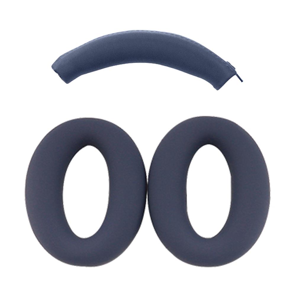 For Sony WH-XB910N Headphone Head Beam+Earpad Covers Set Silicone Protective Sleeve