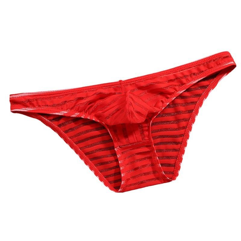 Men's Triangle Underwear Ultra-thin Ice Silk Transparent Sexy New Underwear