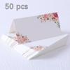 50 wedding printed seat cards, wedding name cards, 3D printed rose cards, wedding tables