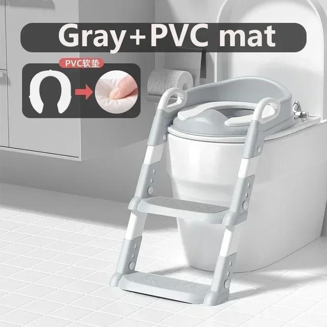 Новый ступенчатый детский туалет, складная табуретка для ног, многофункциональный туалет для мальчиков и девочек, приучительная лестница для туалета для детей