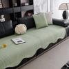New Summer Ice Silk Sofa Cover Pad Fixed Non-Slip Cool Mat Pad Special-Shaped Cool Doudou Sofa Cover Cloth