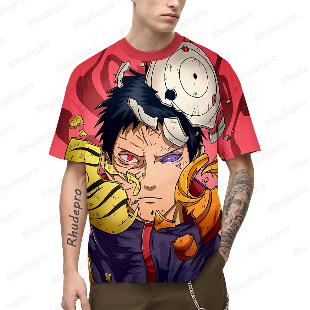 Uchi Haba T-shirt Short Sleeve Clothing Naruto High Quality Gift Fashion Y2k Clothes Trend Anime Shirts Streetwear