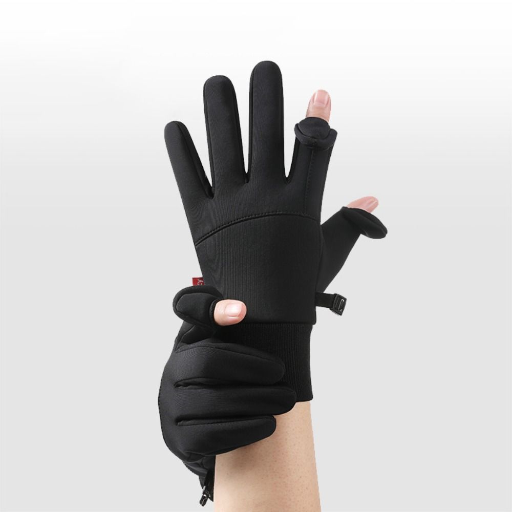 Multifunction Warm Winter Gloves Touchscreen Waterproof Outdoor Riding Mittens Windproof Anti-Slip Protective Mittens Hiking