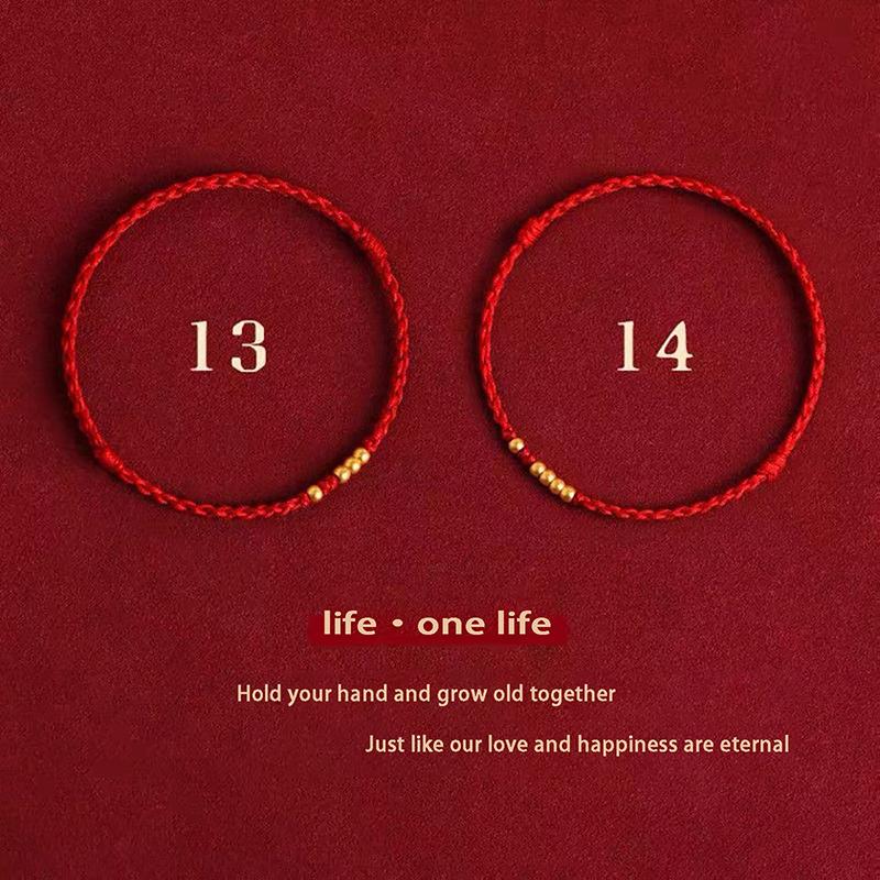 Браслеты ручной работы для счастливой пары, жизнь 1314, древний метод, переводные бусины Shajin, браслет ручной работы для подруг, подарок для влюбленных