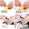 Gel Nail Polish Stickers Full Wraps for UV/LED Lamp Easy Application and Removal Nail File Stick Included