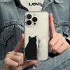 Черно-белый кот Чехол для телефона Для iPhone 17 16 15 11 12 14 13 Pro Max Mini X XS XR 7 Plus 16E Ударопрочный Прозрачный Чехол Fundas