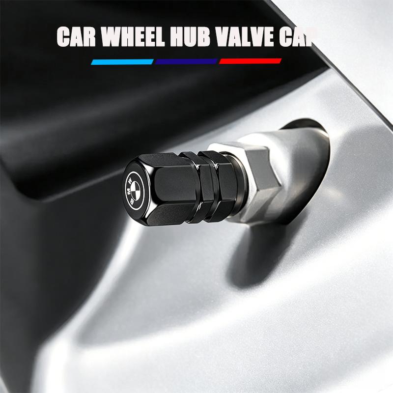 4Pcs Car Wheel Valve Air Core Cap Auto Tire Accessories For BMW X1 X3 X4 X5 E46 E90 F20 E60 E39 F10 M1 M2 M3 M5 M6 E87 M E36 HNZCY1