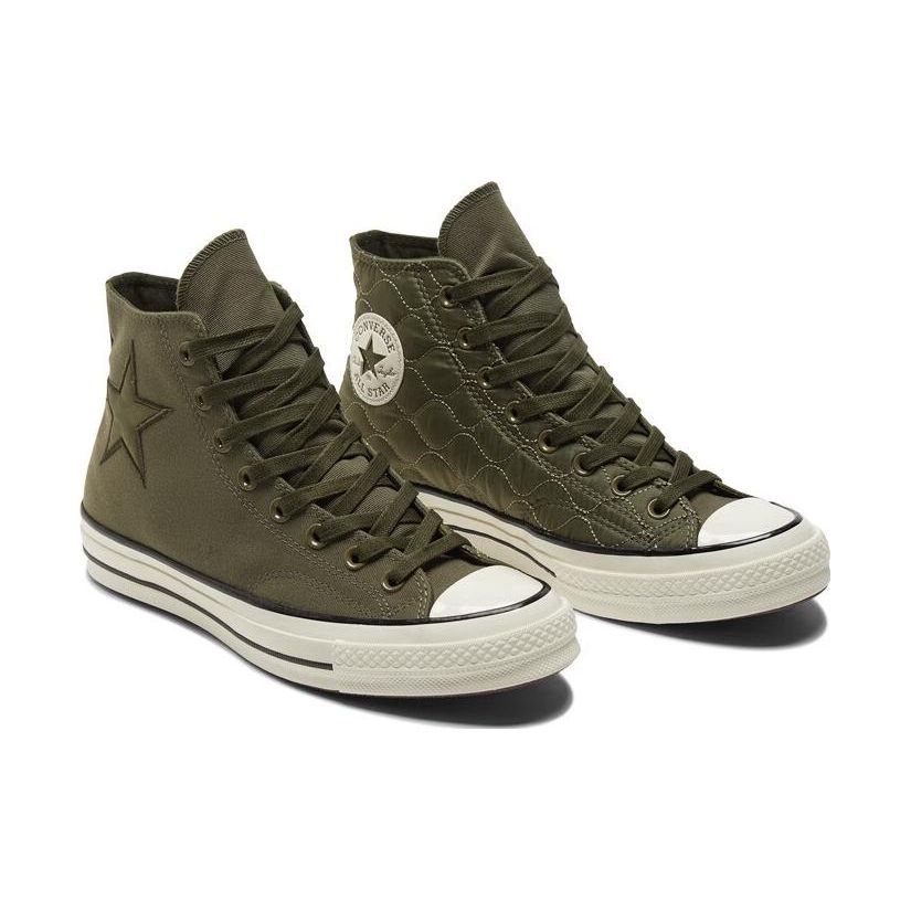 Converse Chuck Taylor All Star 1970-е Удобные Трендовые Ретро Повседневные Прочные Легкие Высокие Кеды из Канваса Унисекс Кроссовки Оливковые A04280C