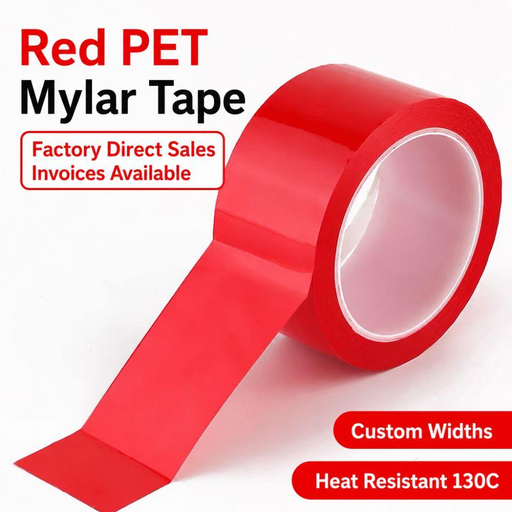 3/5/8/10mm Width Marking Tape 66 Meters Mylar Tape High Insulate Whiteboard Tape