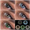 AMARA 1 пара ALPS Serise цветные контактные линзы для глаз цветные линзы коричневые бьюти контактные линзы Pupilentes красота макияж