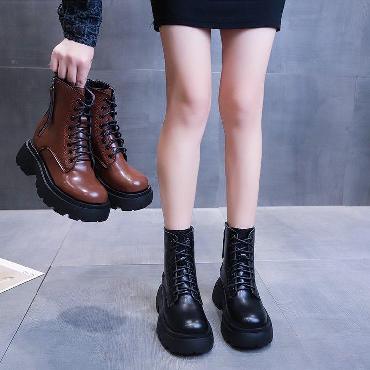 Women's Side Zipper Thick Bottom Boots