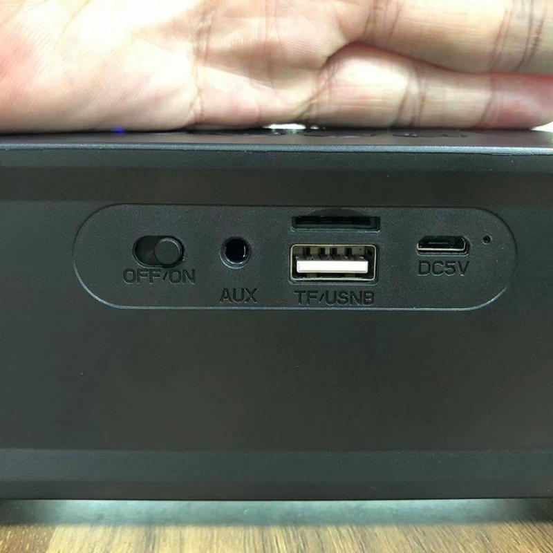 RGB прокручивающаяся подсветка динамик настольная полоса портативный сабвуфер мощный Bluetooth динамик