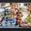 LEGO NINJAGO 71870 Les Robots Titan Jumeaux - Jeu Ado 12 ans avec Figurines - Décoration
