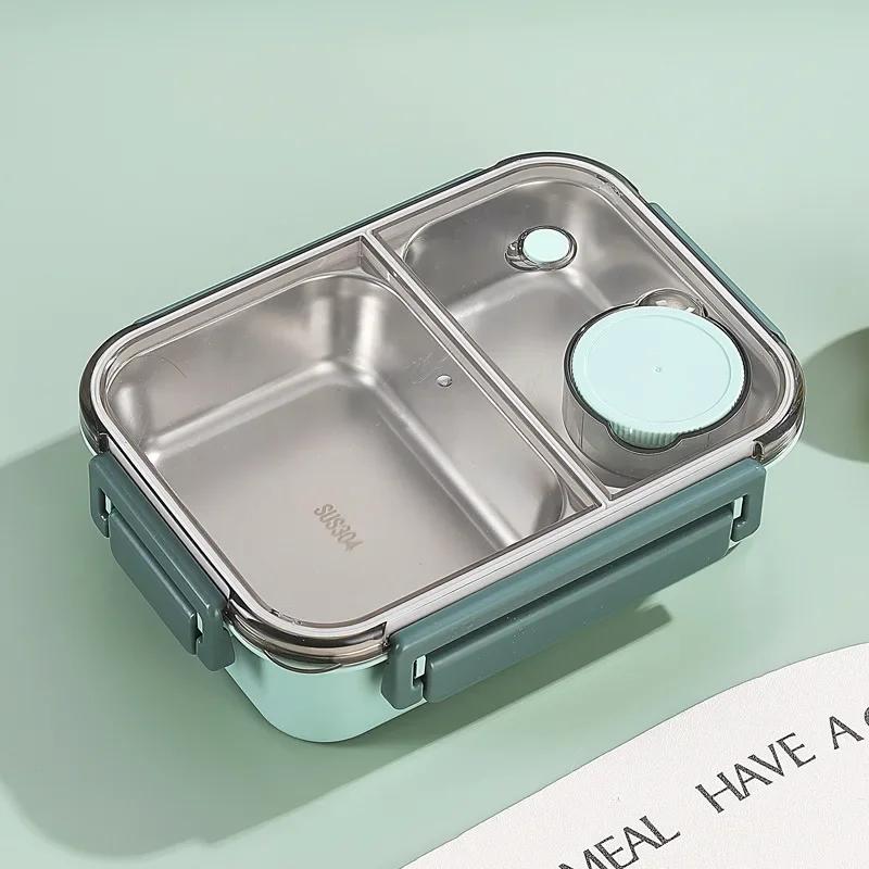 850ml Portable Lunch Boxes for Children Adults Thermo Soup Bento Box Stainless Steel Insulated Heating Food Storage Container