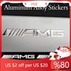 EVW5   2025 Hot Car Logo Stickers Metal emblem Accessories For Mercedes Benz AMG W206 W204 W205 W212 W213 W221 W222 W223 W251 W464 W240