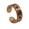Vintage Red Copper Adjustable Guadalupe Virgin Mary Magnetic Therapy Ring