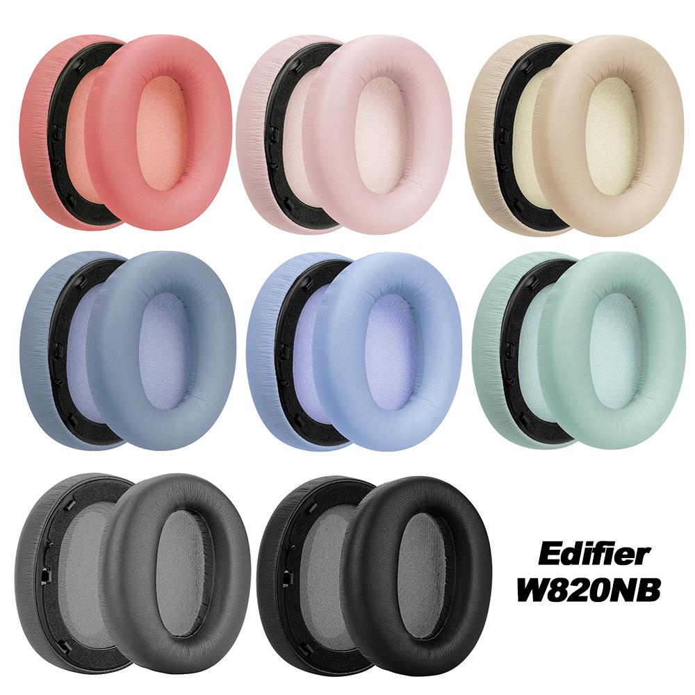 Earpads Compatible for Edifier W820NB Protein leather Memory foam Ear Pads Cushions Replacement