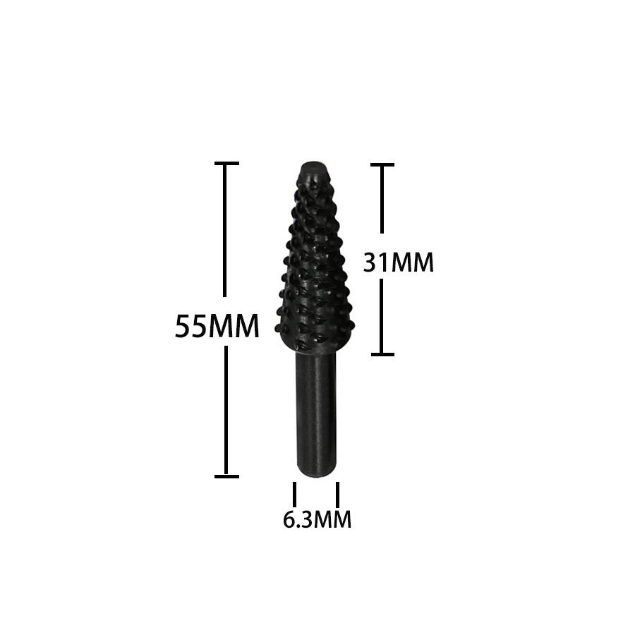 Набор из 5 стальных сверл 1/4" Режущие инструменты для деревообработки Нож для резьбы по дереву