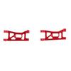 2PCS Front Lower Suspension Arms Set Alloy RC Front Lower Arm Replacement for 1 24 RC Car Upgrade Parts Red