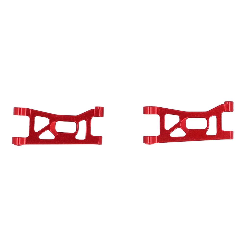 2PCS Front Lower Suspension Arms Set Alloy RC Front Lower Arm Replacement for 1 24 RC Car Upgrade Parts Red