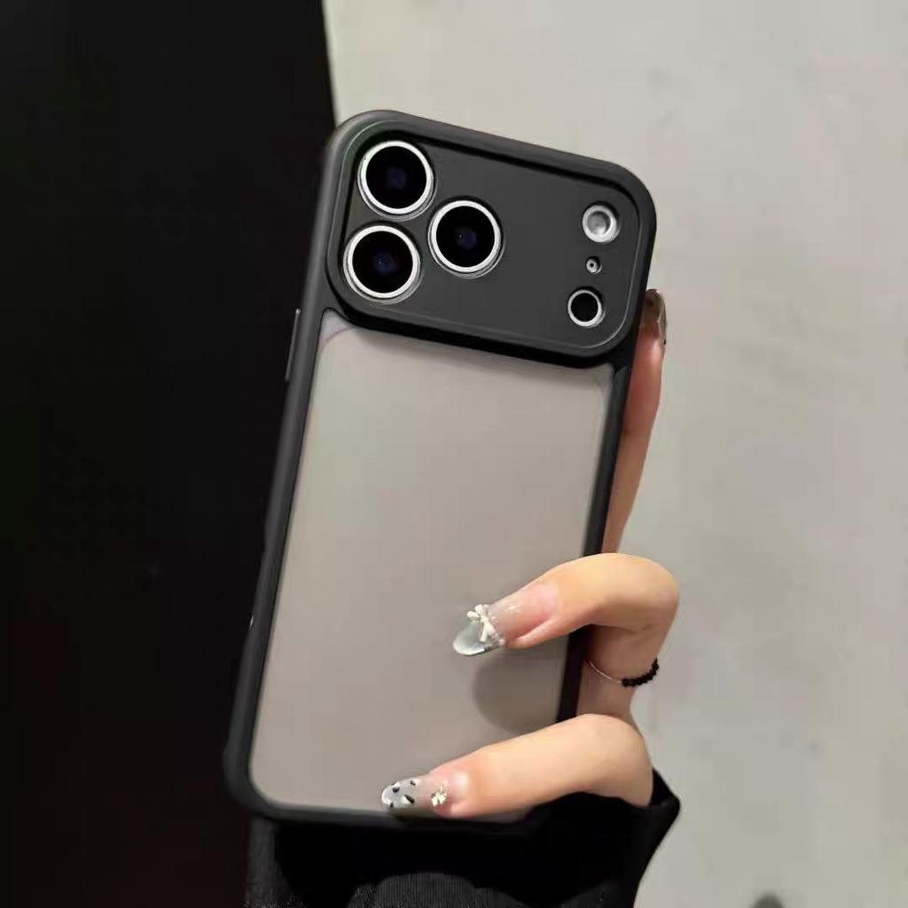 Роскошный матовый прозрачный чехол для телефона для iPhone 11 12 13 14 15 16 Pro Max 16 Plus 17 Air противоударные бамперные чехлы-крышки