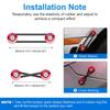 Aluminum Bumper Fixation Car Bumper Hook Car Bumper Fasteners for Car Accessories Interior Spare Parts Surround Buckle Fuse Holders1