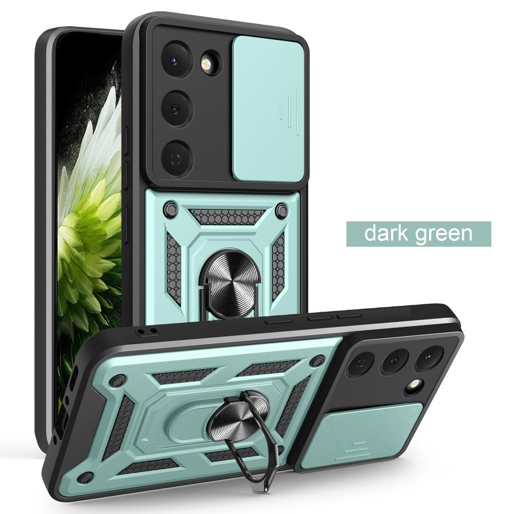 Funda for Tecno Spark 40 Pro 4G Case Slide Camera Protection Ring Stand Shockproof Cover for Tecno Spark 40 Pro 4G Capa Funda