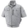 Одежда Fuujin с кондиционером Блузон с коротким рукавом KU95150 Серебристый LL Sun-S [Только одежда]