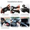 Dashboard Car Mobile Phone Holder Buckle Type In-car Clip Rotary Navigation Mobile Phone Holder