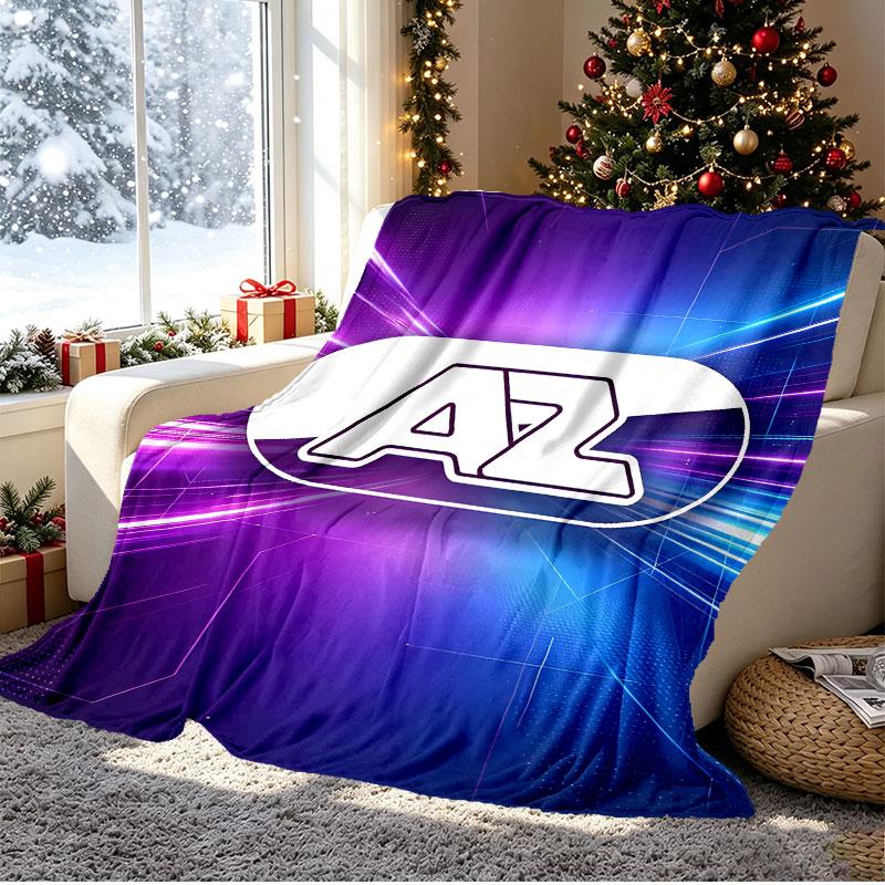 AZ Alkmaar Pattern Blanket for Home Decoration, Bed, Sofa, Car Travel, Camping, Suitable for All Seasons, Birthday Christmas Gift