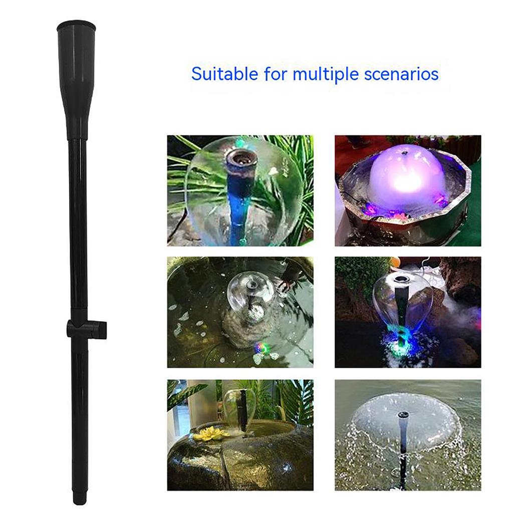 9pcs Fountain Pump Nozzle Set Adjustable Height Waterfall Sprinkler Spray Heads For Submersible Pump
