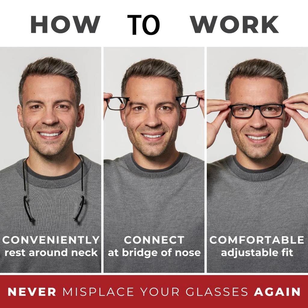 Портативные складные очки для чтения HD-линзы из смолы Легкие очки для пресбиопии для мужчин и женщин