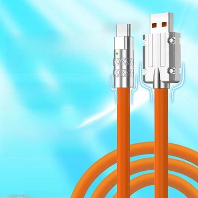 Кабель для быстрой зарядки 120 Вт, кабель USB 3-в-1 для передачи данных, многофункциональный зарядный шнур с интерфейсом Type-C Lightning Micro USB для устройств iPhone и Android