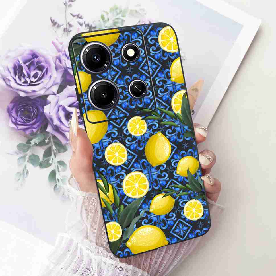 Чехол для телефона Infinix Note 30i X6716 Стильный окрашенный чехол для Infinix Note30i Note 30i Мягкий силиконовый ударопрочный чехол Fundas