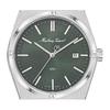 Mathey-Tissot Мужские кварцевые часы Zeus H118AV из нержавеющей стали с зеленым циферблатом
