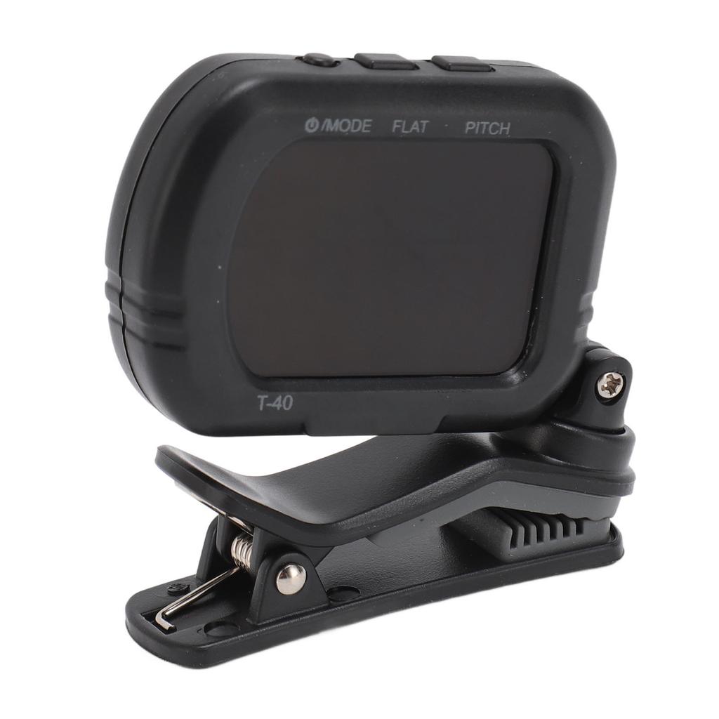 Тюнер для гитары с зажимом, черный ЖК-дисплей, A0 27,5 Гц - C8 4186 Гц, быстрый отклик, скрипичный тюнер для бас-гитары U