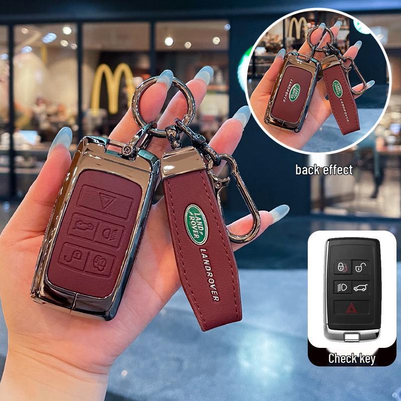 Чехол для ключа Land Rover Evoque L: Подходит для моделей Discovery 6, Range Rover Sport 5, Defender 110, Freelander и Xingmai.