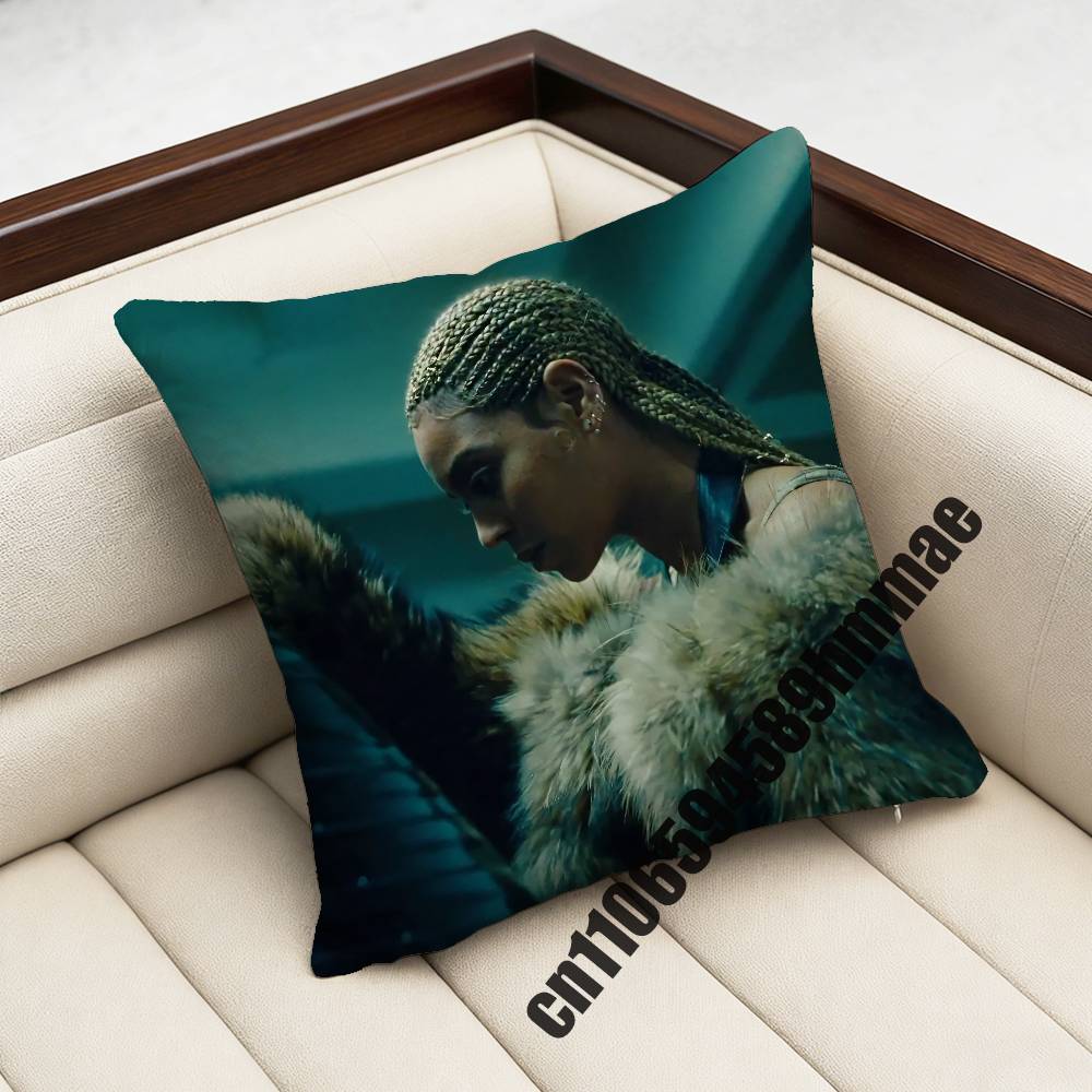 For For Singer BBeyonce Cowboy Throw Pillow Case Sham xcm xcm Square Home Pillowcase Cushion Cover