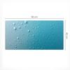 Vinyl Anti-Slip Gaming Desk Mat Drops on Glass 90x45 cm