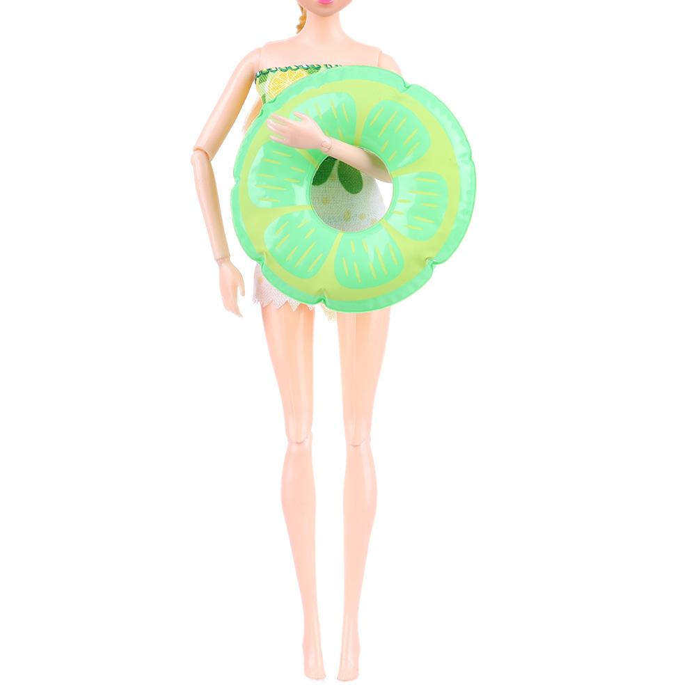 Play House Dollhouse Accessories Toy Lifebelt Miniature Swimming Ring Cartoon Animal Doll Lifebuoy