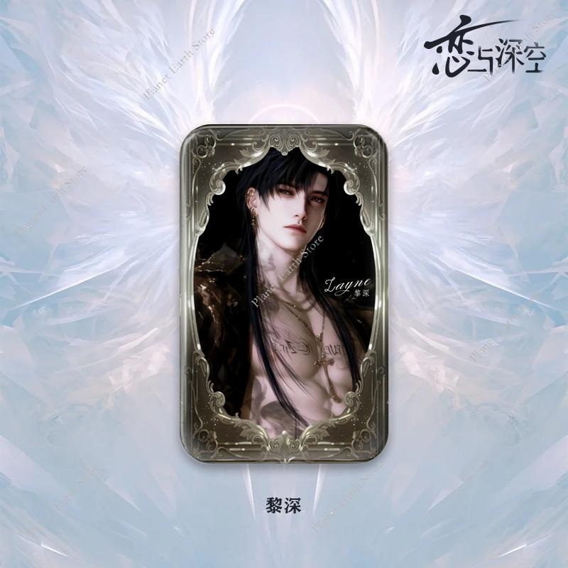 2025 1/4 шт. Любовь и Глубокий космос Стилус Рафаэль Зейн Ксавье Аниме Квадратный значок Эмблема Сплав цинка Брошь-перо Мультяшные подарки