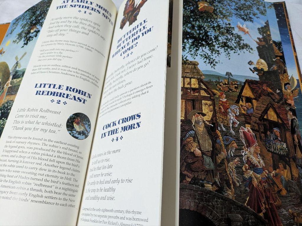 [Б/У] Книга с картинками Рифмы и Причины Джеймса Кристенсена