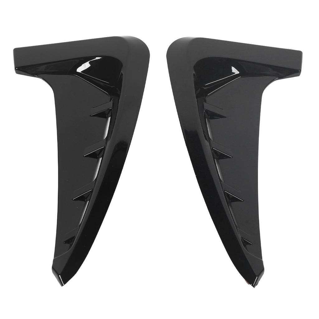 2PCS Car Front Side Air Vent Cover Decorative Gills Side Air Wing Vent Trim For X5 F15 M Sport 2014 To 2018 Glossy